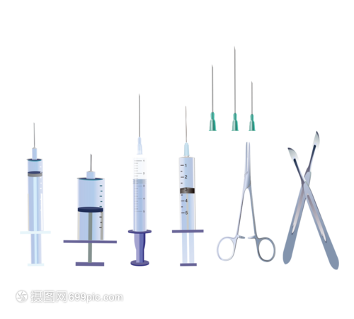 手繪醫(yī)療器械針管